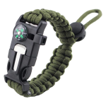 Army Green 5-in-1 Adjustable Paracord Bracelet