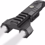 DARKFANG 1450 Lumen Tactical Flashlight for Picatinny Rail